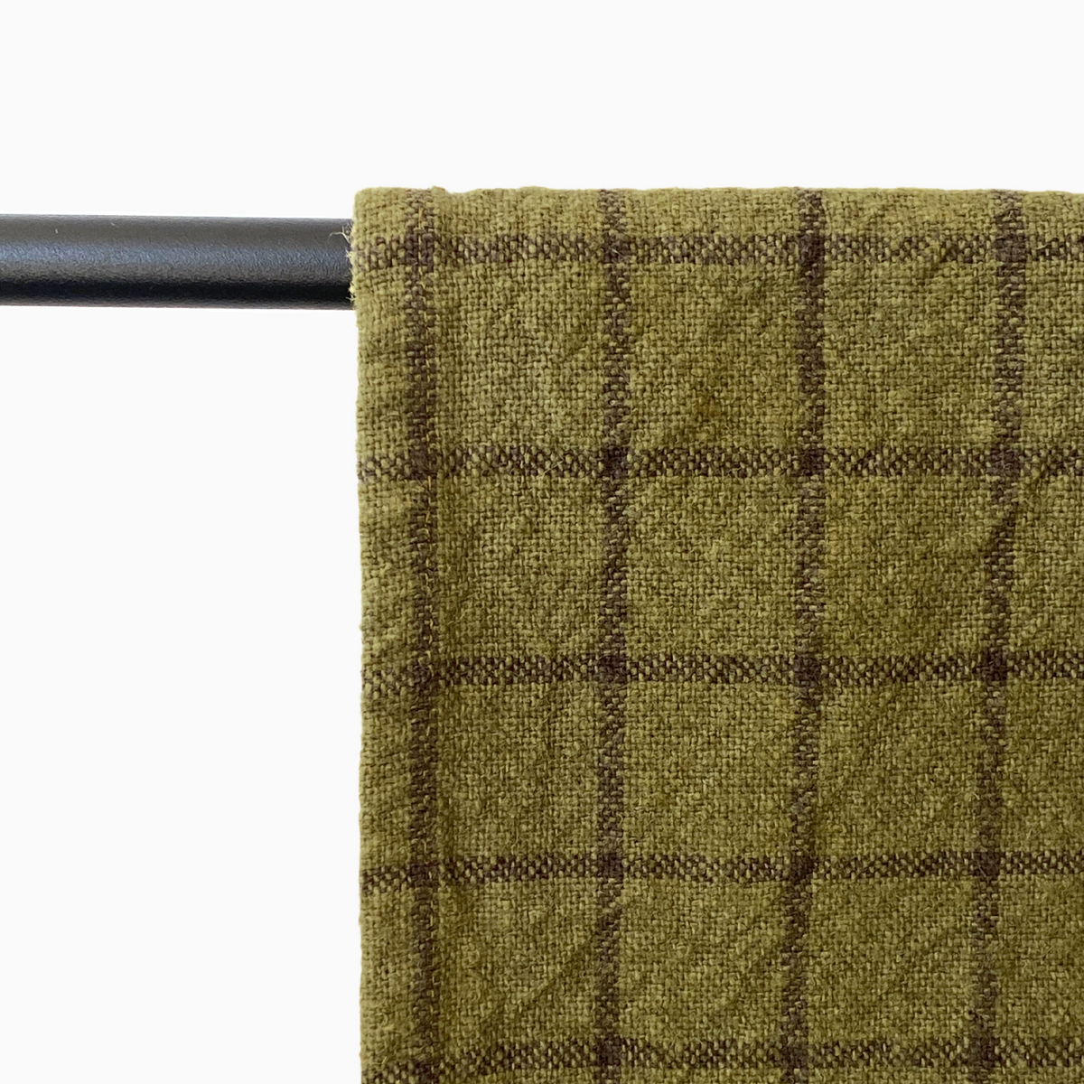 CANA Tea Towel | Olive/Oxyde by CHARVET EDITIONS (charvet-editions-tea-towel-cana-olive)