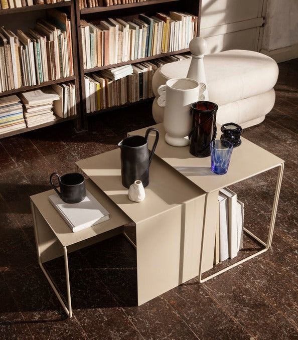 Cluster tables Set of 3 | Cashmere by FERM LIVING (cluster-tables-set-of-3-cashmere)