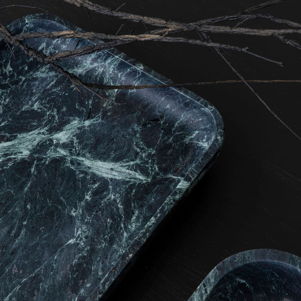 Architect Footed Letter Tray | Verde Alpi