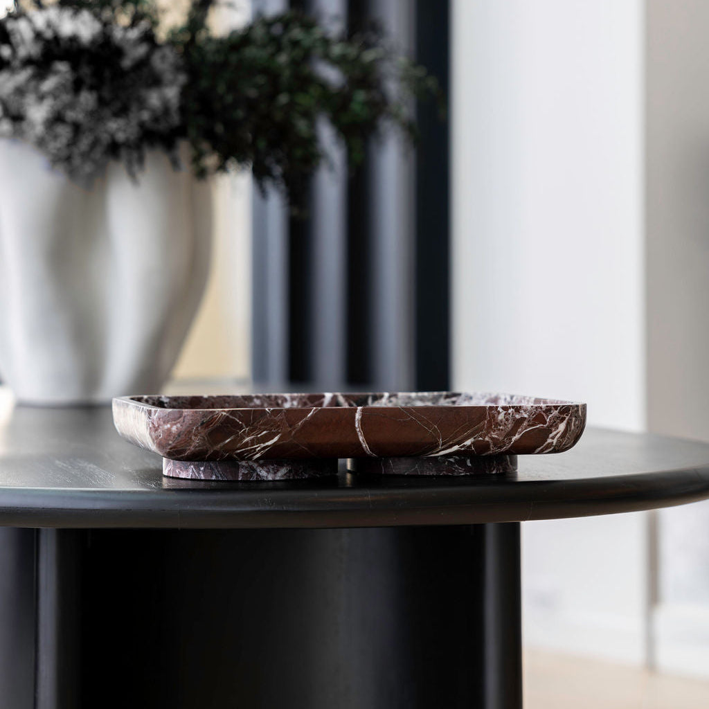 Architect Footed Letter Tray | Rosso Levanto