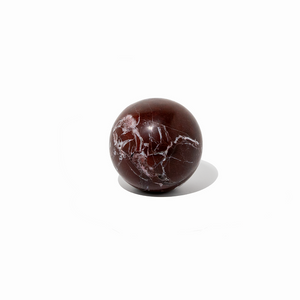 Orbit Table Sculpture | S | Rosso Levanto