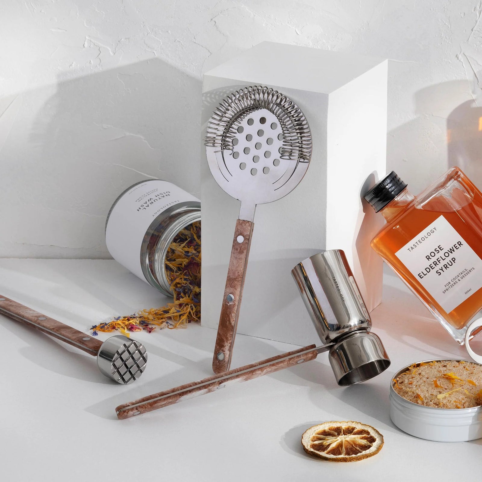 Cocktail Tools Set of 3 | Taupe