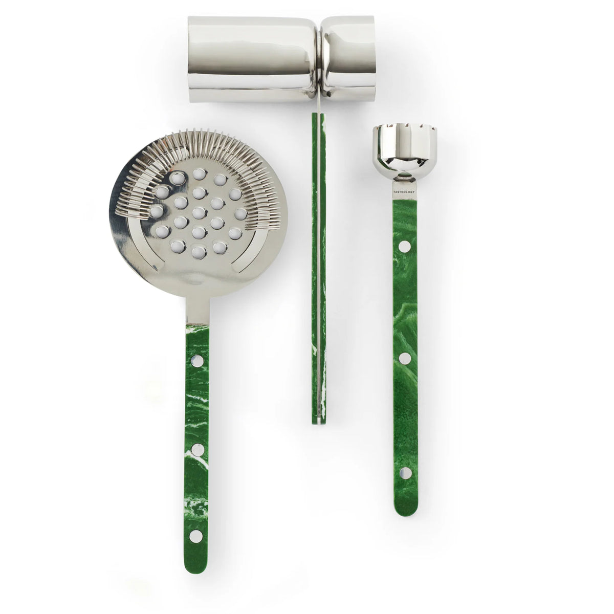 Cocktail Tools Set of 3 | Emerald