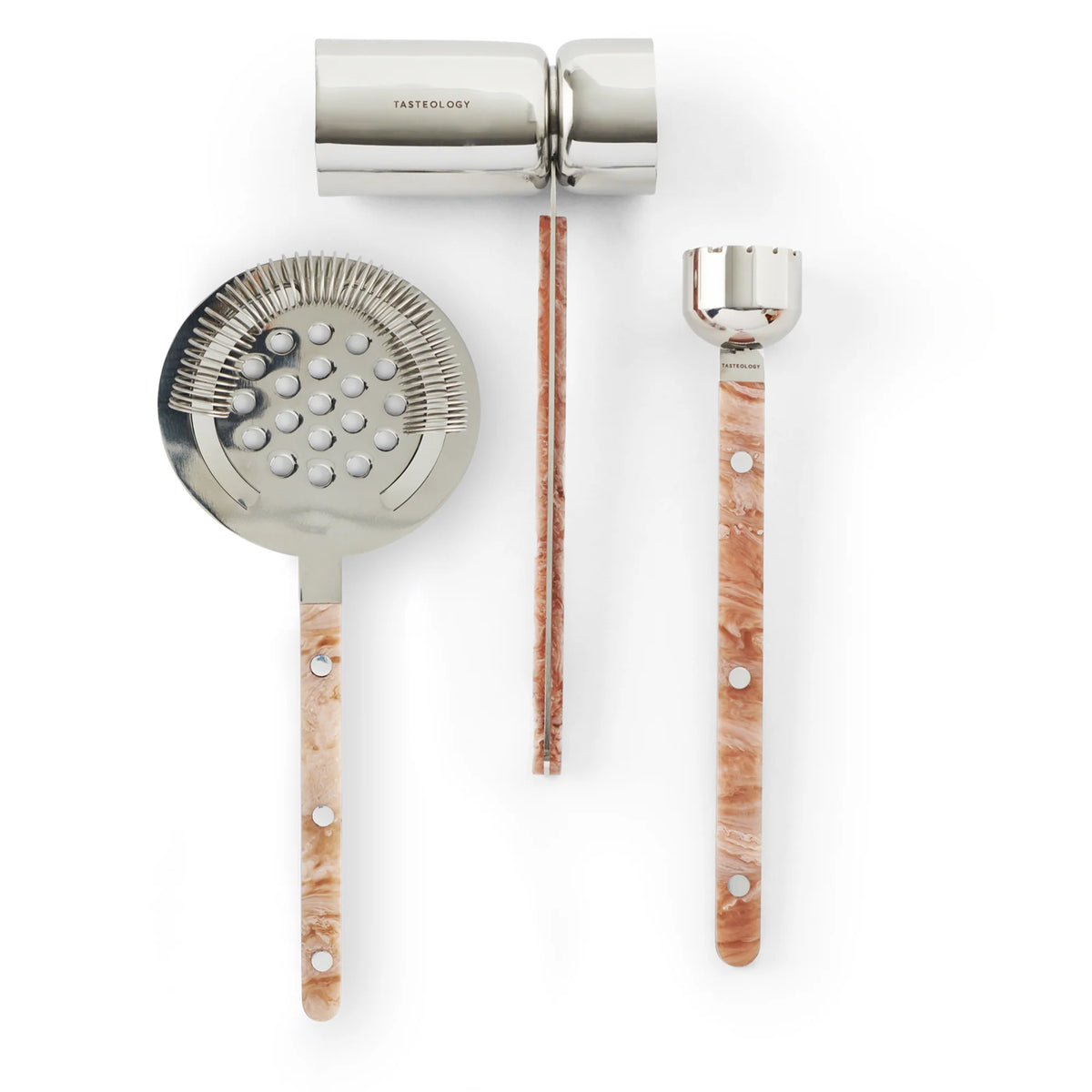 Cocktail Tools Set of 3 | Taupe
