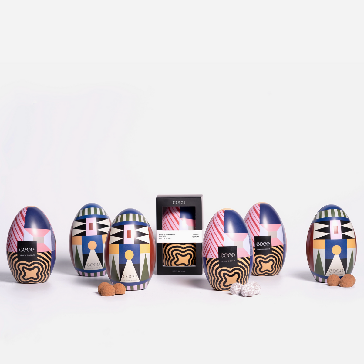 Sea Salt Caramel Cocoa Dusted Truffles Tin 125G Decor Living Online