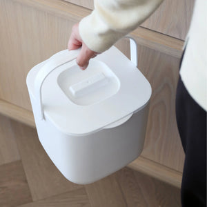 DESIGNSTUFF ETTA Compost Bin 7L, White