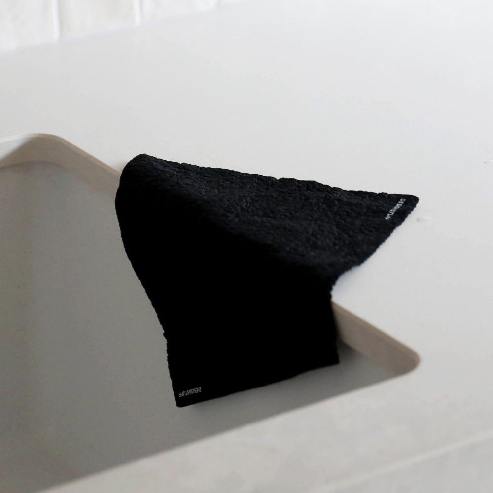 DESIGNSTUFF ETTA Compostable Dishcloth | Black | Set of 2