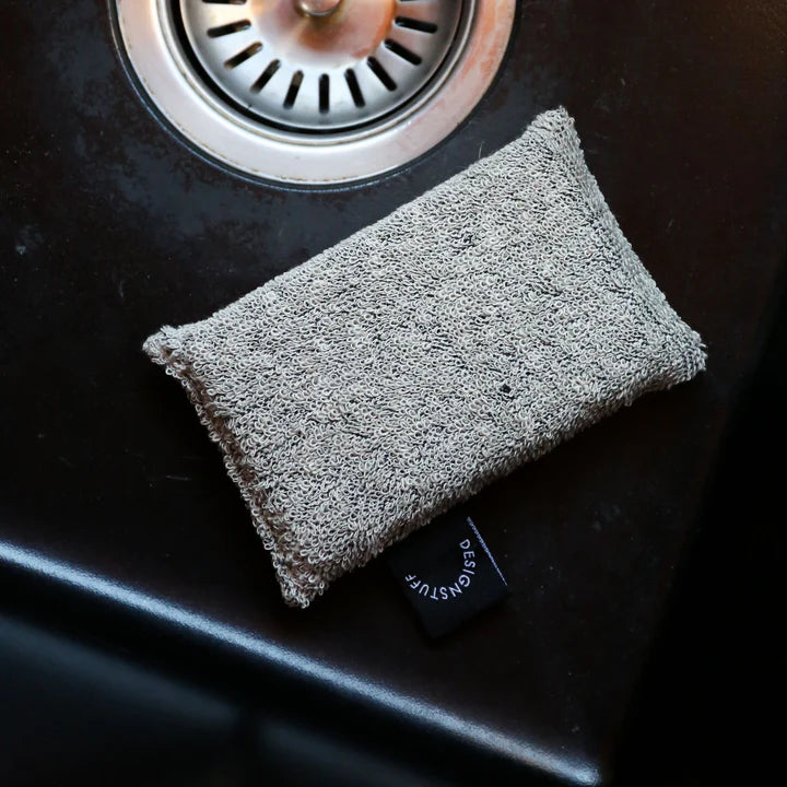 Hemp Marle Sponge | Black (Set of 2) by DESIGNSTUFF (hemp-marle-sponge-black-set-of-2)