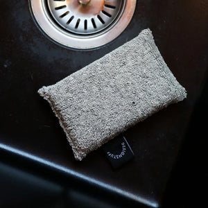 Hemp Marle Sponge | Black (Set of 2) by DESIGNSTUFF (hemp-marle-sponge-black-set-of-2)