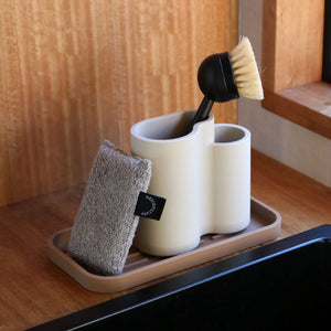 Hemp Marle Sponge | Black (Set of 2) by DESIGNSTUFF (hemp-marle-sponge-black-set-of-2)