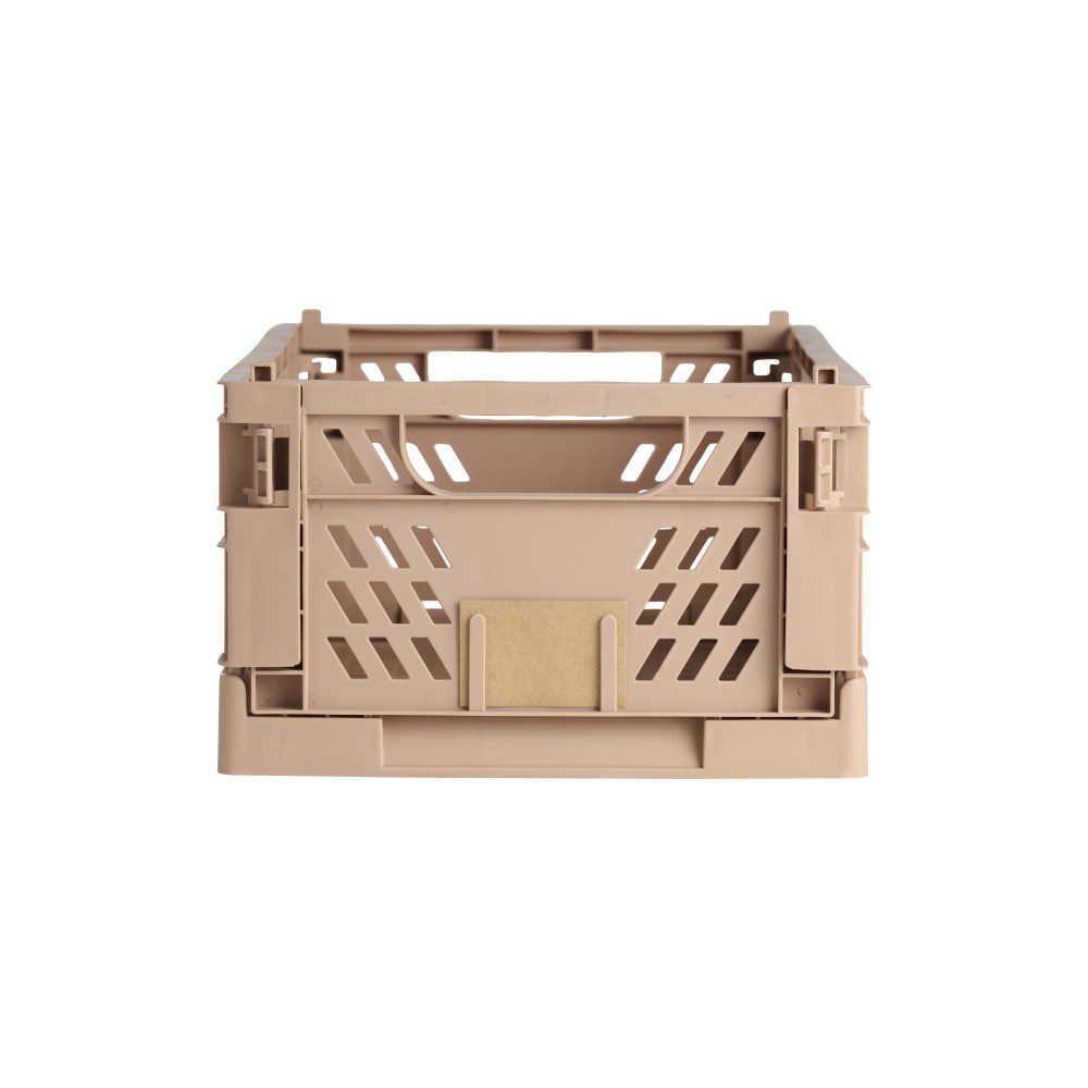 Slant Collapsible Crate | L | 50 x 33cm | Tuscany by DESIGNSTUFF (slant-collapsible-crate-l-50-x-33cm-tuscany)