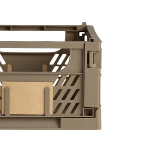 Slant Collapsible Crate | M | 33x25cm | Taupe