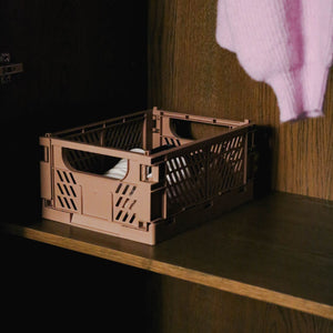 Slant Collapsible Crate | M | 33x25cm | Tuscany