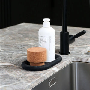 Bubble Silicone Tray | 22cm | Black by DESIGNSTUFF (bubble-silicone-tray-22cm-black)