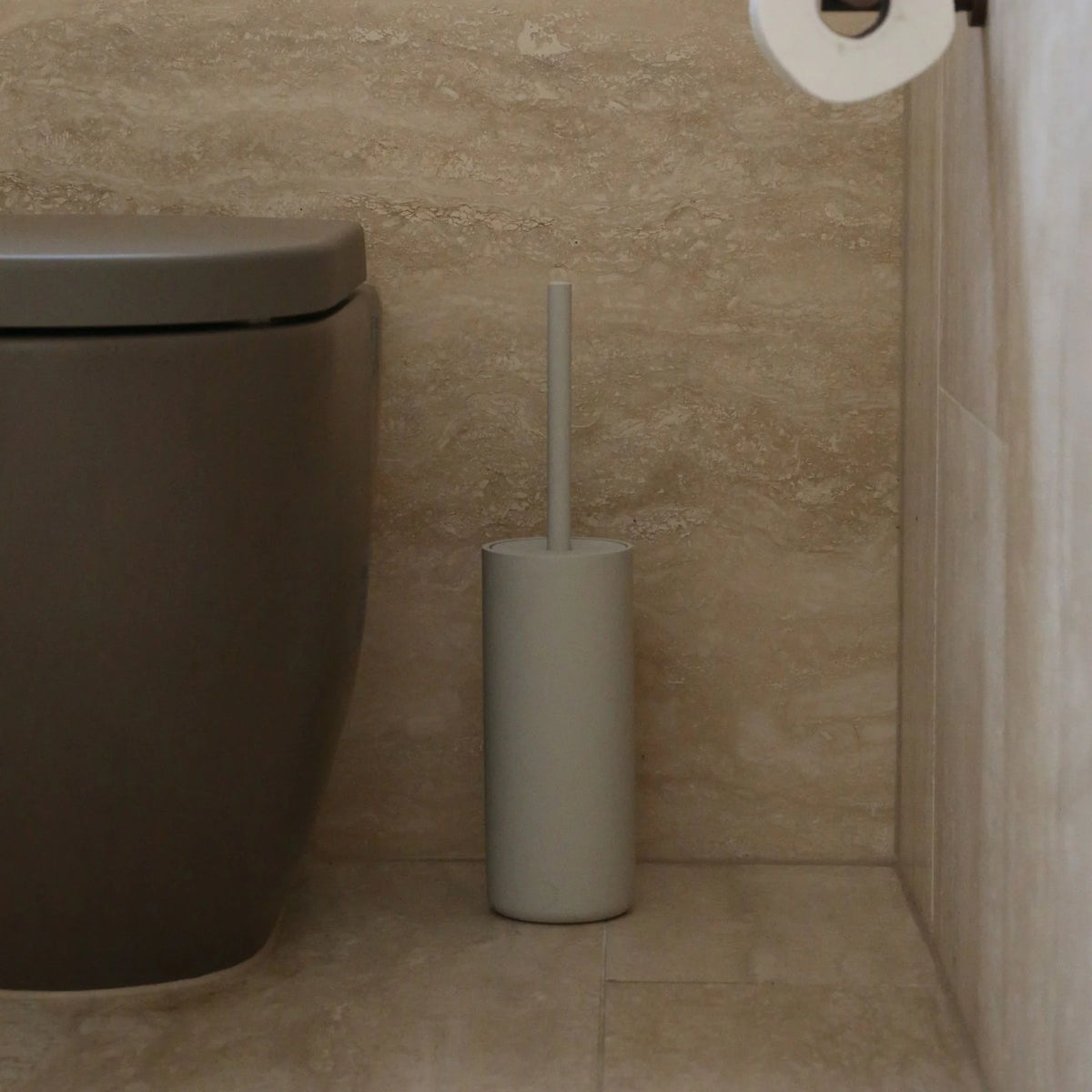 Designstuff ARC Toilet Brush | Stone
