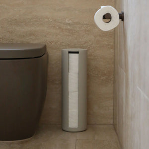 Designstuff ARC Toilet Paper Storage Holder | Stone