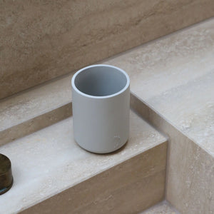 Designstuff ARC Tumbler | Toothbrush Holder | Stone