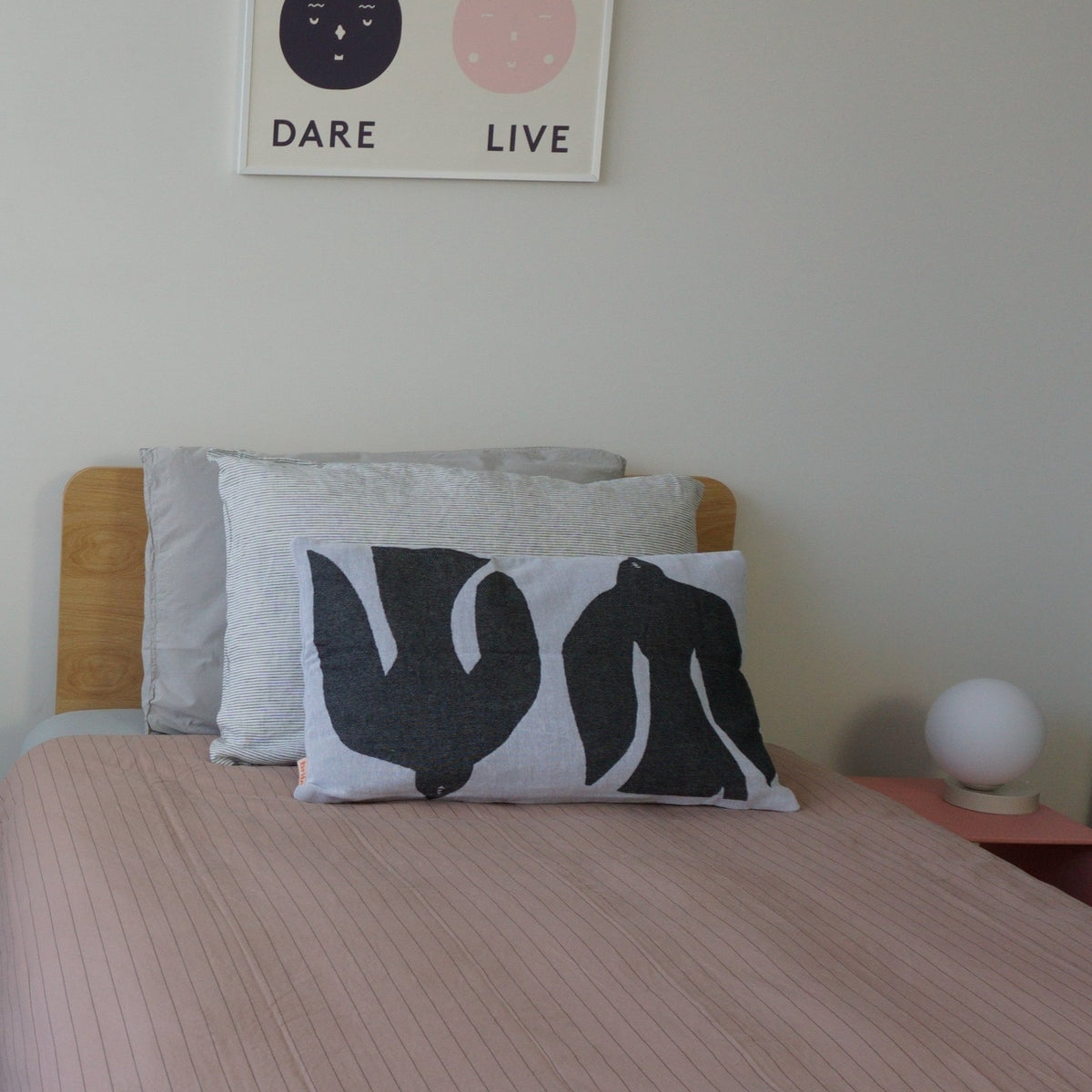 DAGNY Bed Linen Set | Single | Straw/Bark by BY NORD (by-nord-bed-linen-dagny-straw-w-bark)