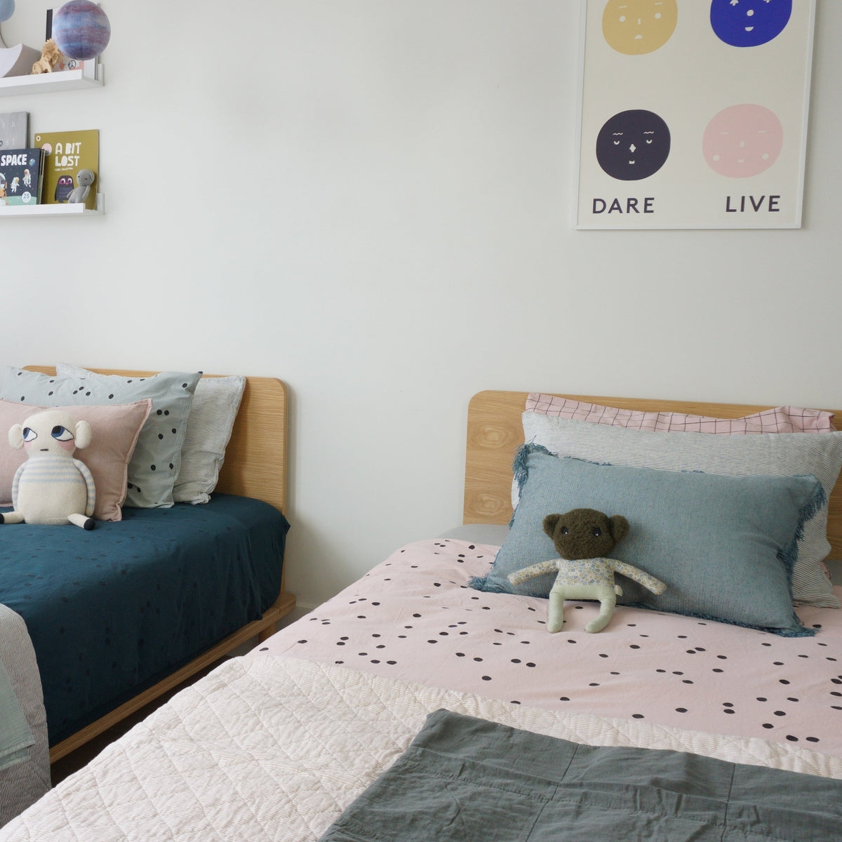 Pillowcase Odette - Biscuit by La Cerise Sur Le Gateau (la-cerise-sur-la-gateau-pillow-case-odette-biscuit-50)