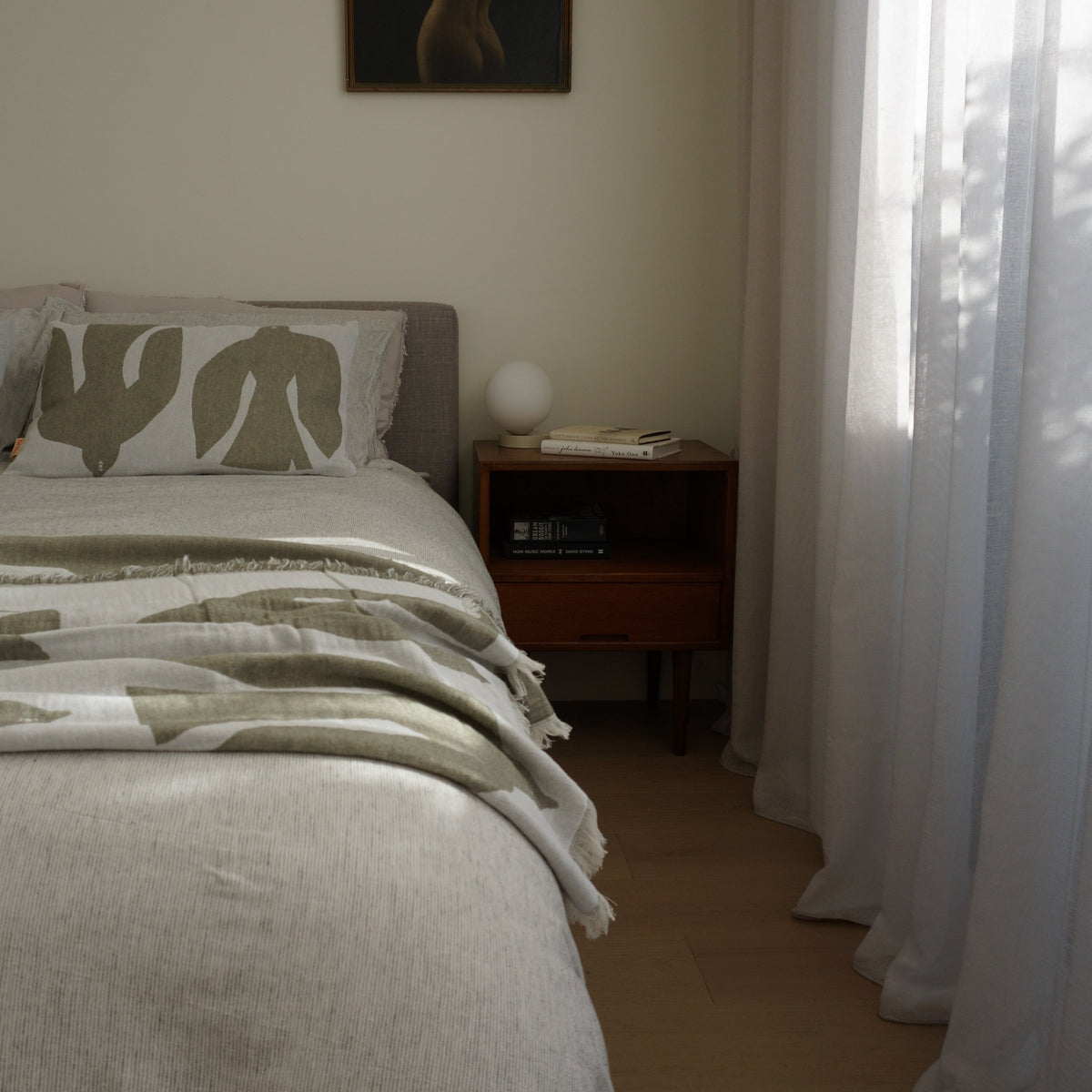 EARLY BIRD Throw | Olive by BRITA (brita-early-bird-throw-olive)