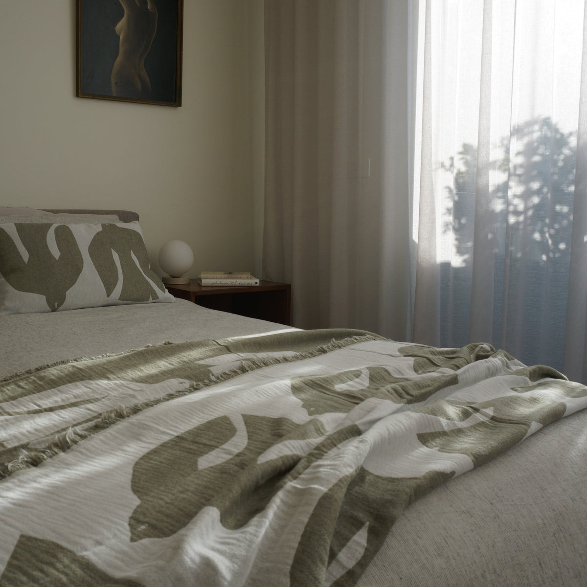 EARLY BIRD Throw | Olive by BRITA (brita-early-bird-throw-olive)