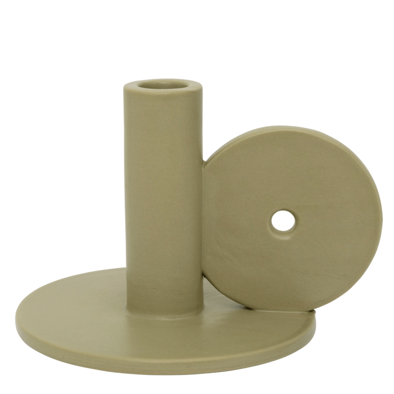 Dappled Candle Holder | Spray Green