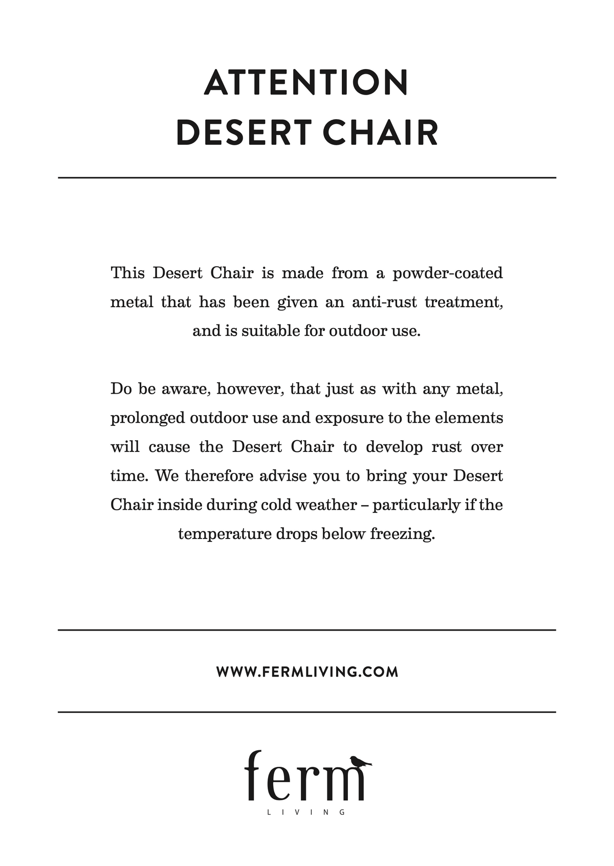 Desert Lounge Chair | Cashmere/Olive by FERM LIVING (desert-lounge-chair-cashmere-stripe)