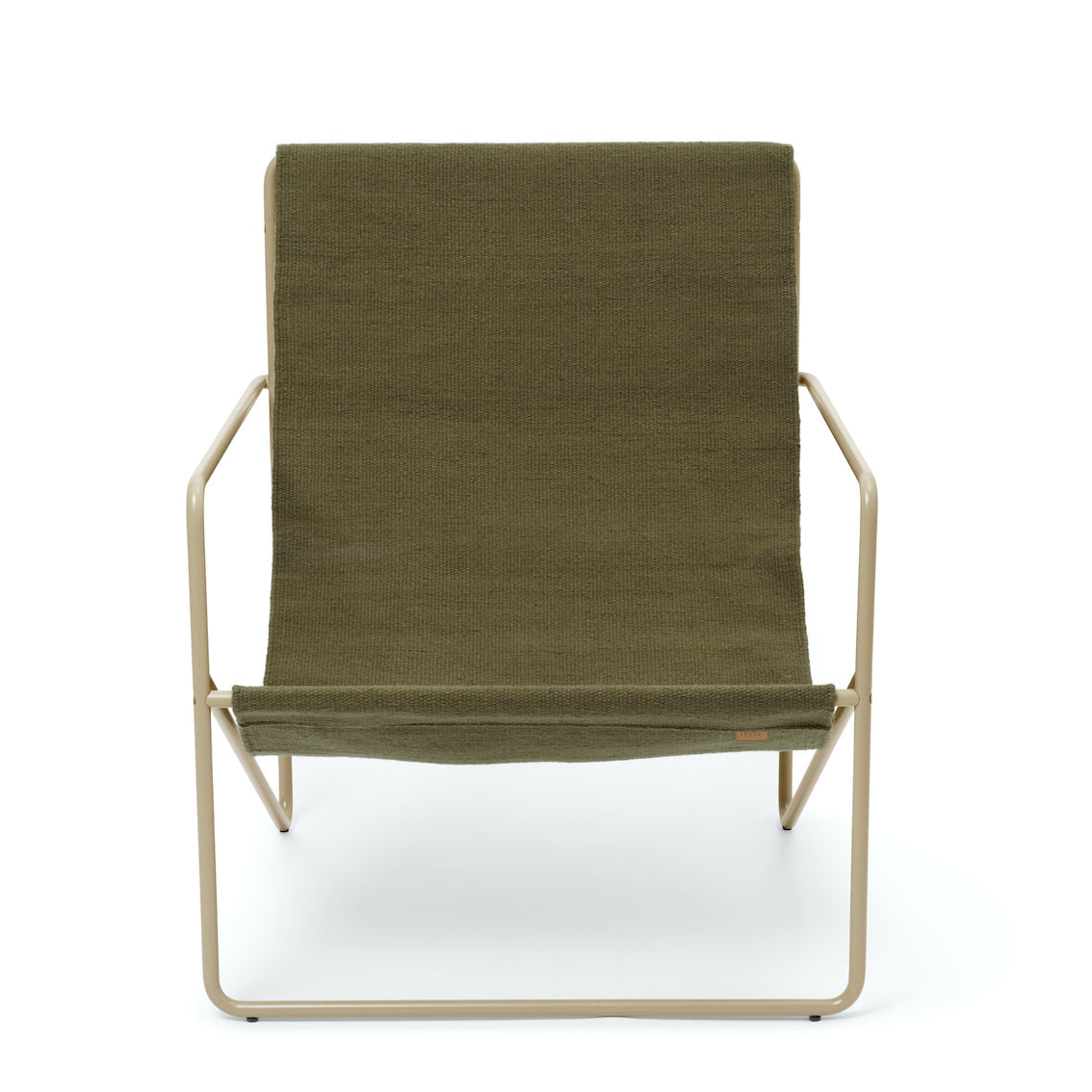 Desert Lounge Chair | Cashmere/Olive by FERM LIVING (desert-lounge-chair-cashmere-stripe)