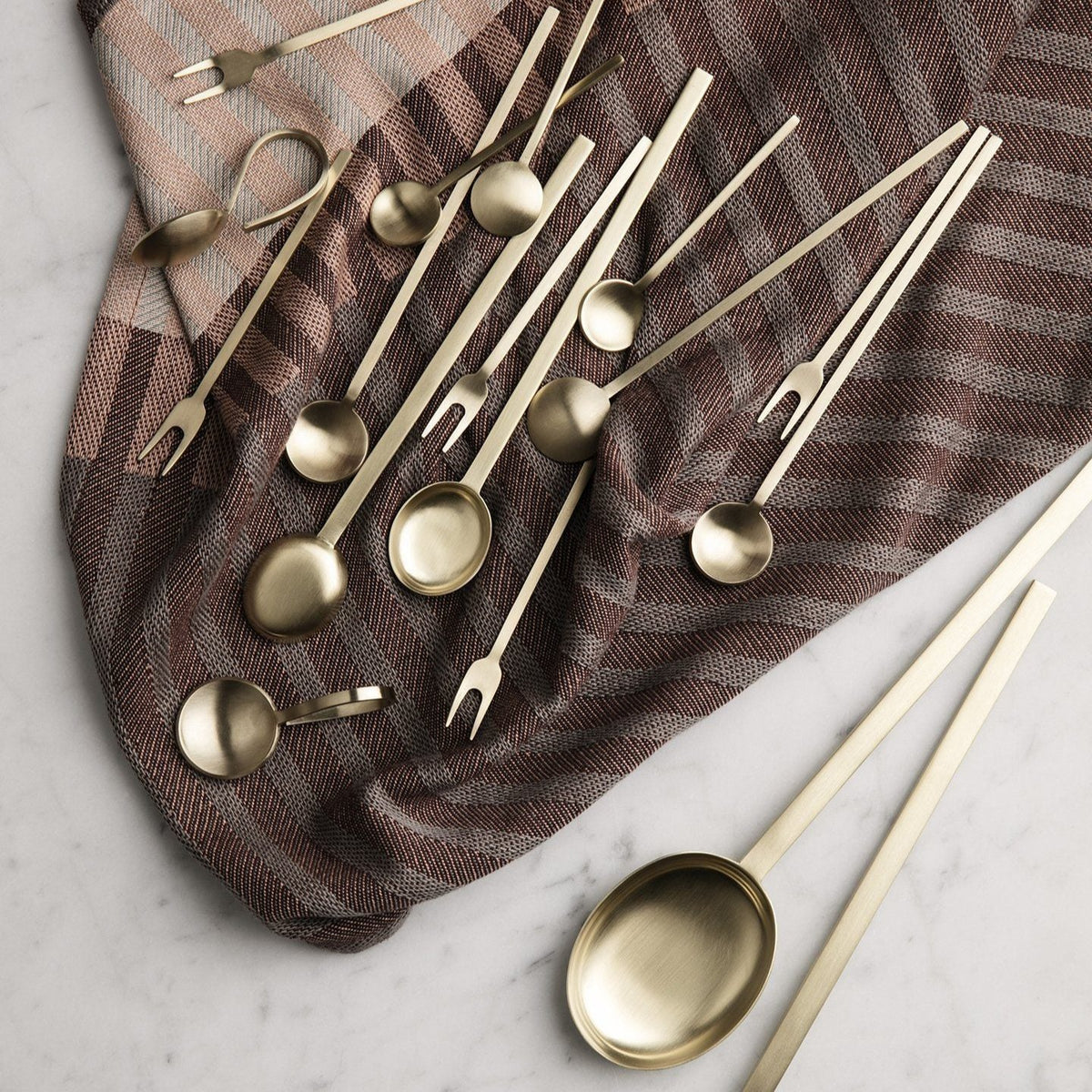 Fein Long Spoon | Brass by FERM LIVING (fein-small-spoon-brass-copy)