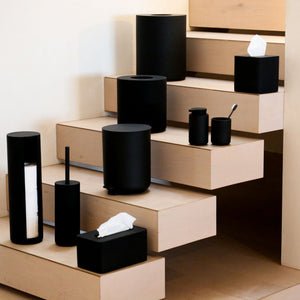 DesignStuff Arc Bin 4L Black Bathroom Waste Bin