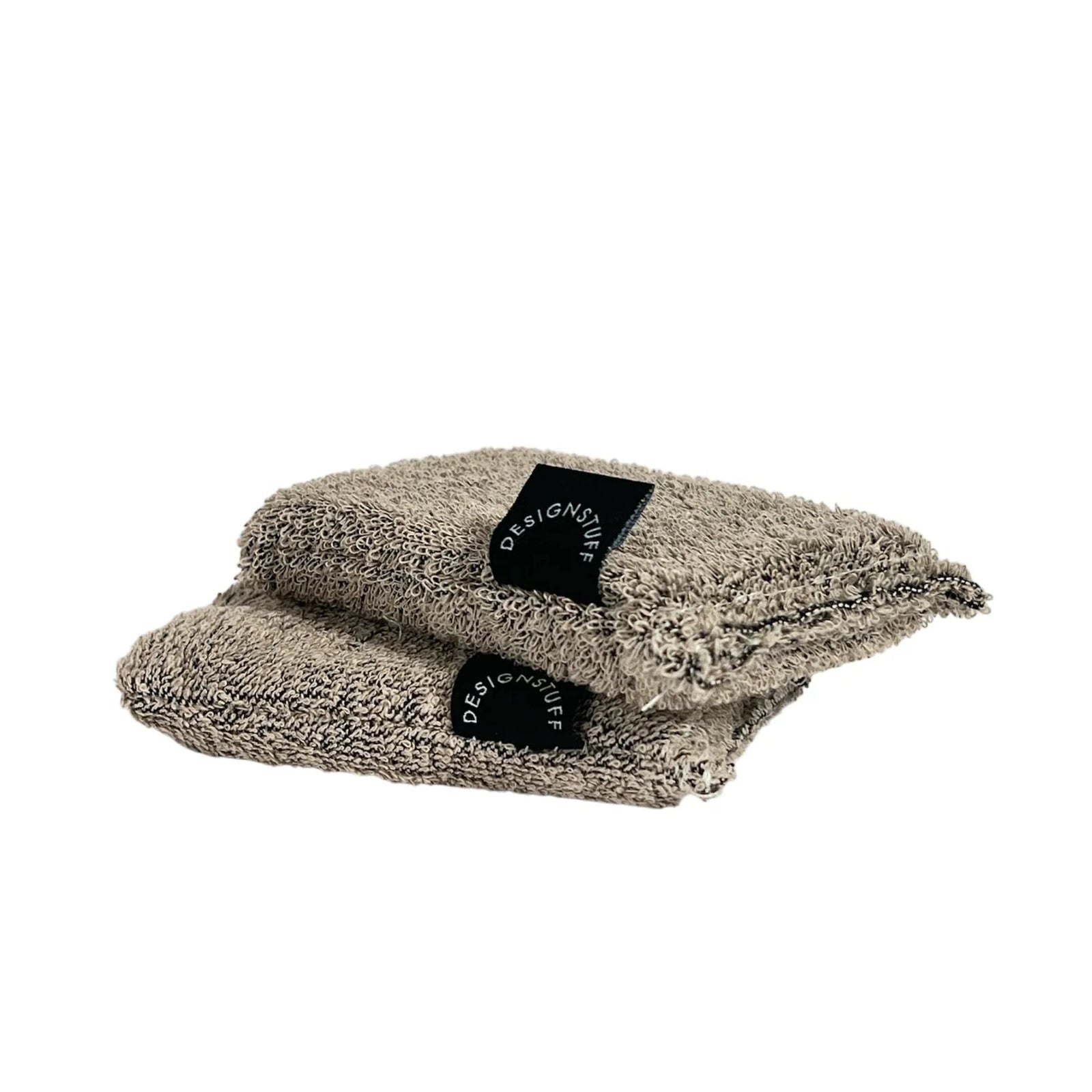Hemp Marle Sponge | Black (Set of 2) by DESIGNSTUFF (hemp-marle-sponge-black-set-of-2)
