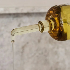 RUND Bottle for Olive Oil Glass/Silicone |700ml | Sand