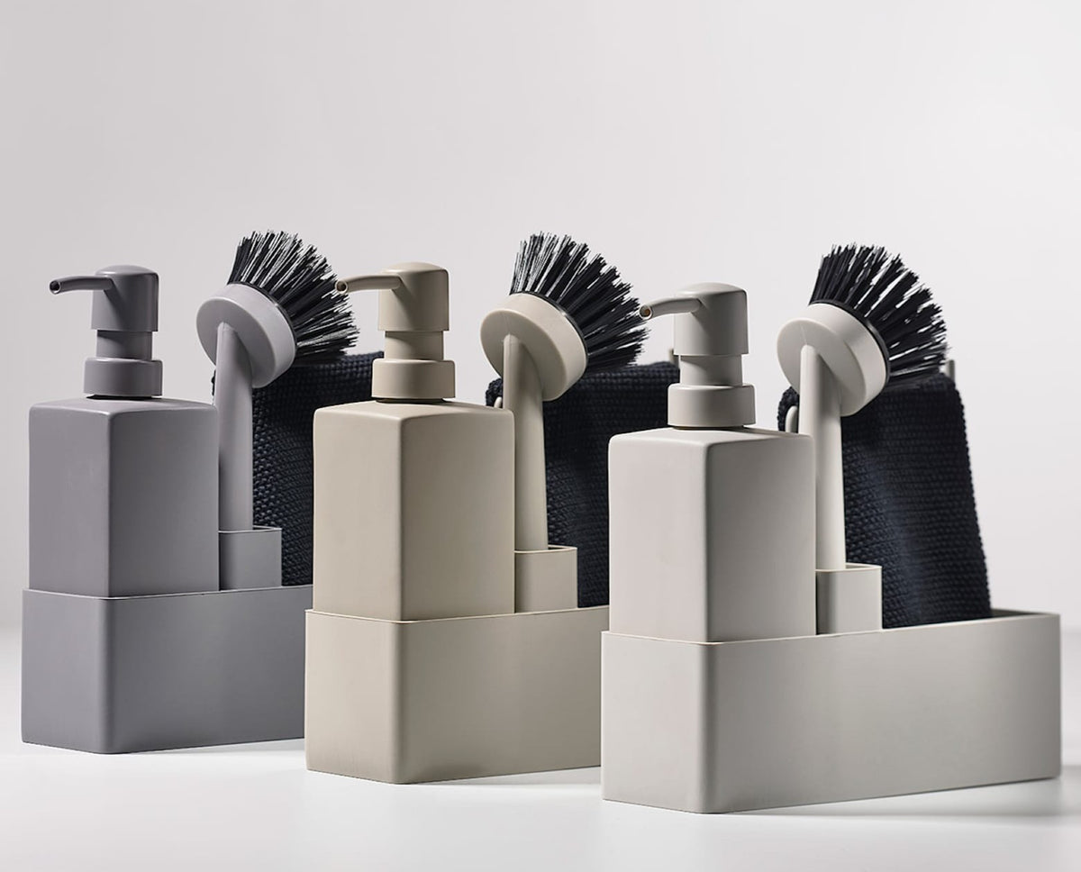 Dish Wash Set | Mud by Zone Denmark (zone-dishwashing-set-mud)