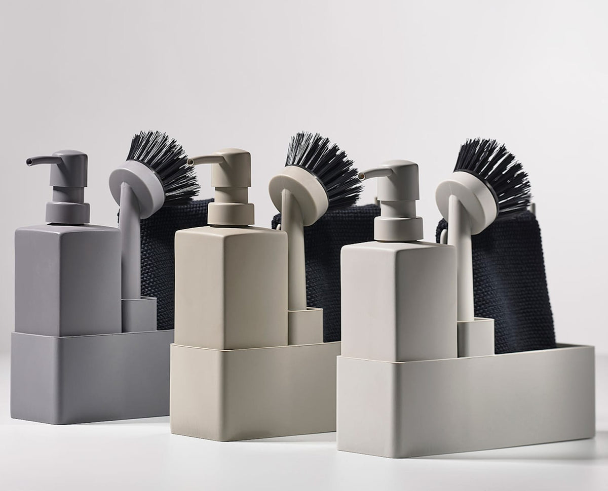 Dish Wash Set | Cool Grey by Zone Denmark (zone-dishwashing-set-cool-grey)