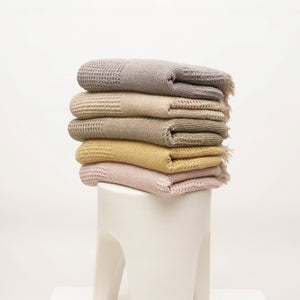 Duello Waffle Throw | Beige