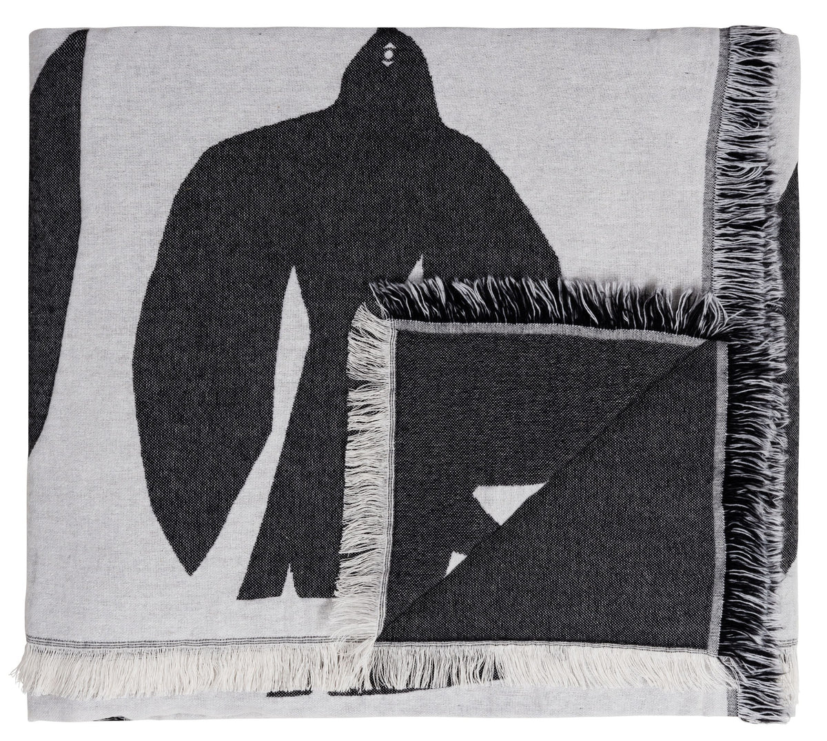 EARLY BIRD Throw | Beluga by BRITA (brita-early-bird-throw-beluga)