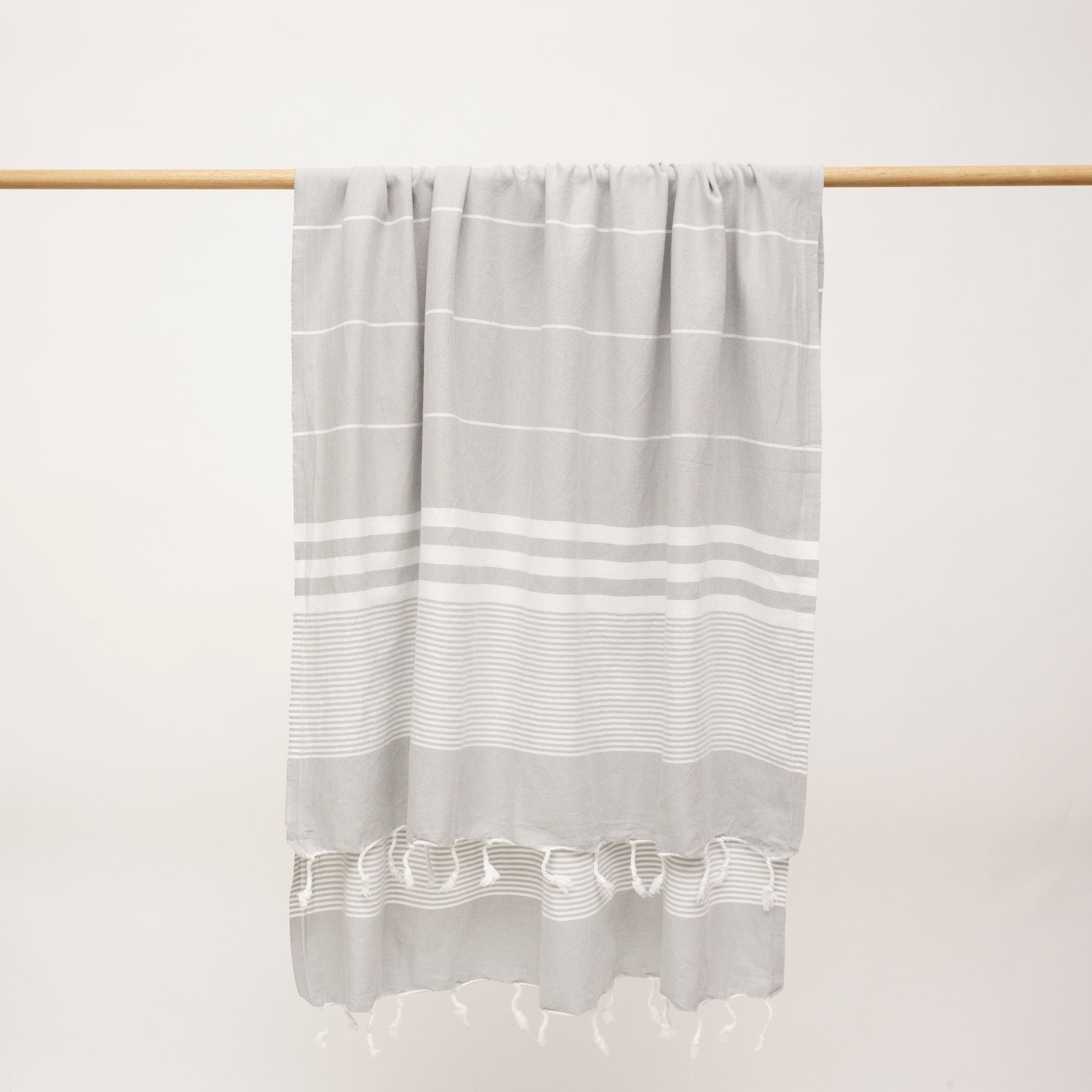 Ege Turkish Towel | Silver Grey