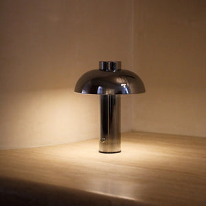 Designstuff Elio Pillar Portable Lamp | Chrome/Chrome