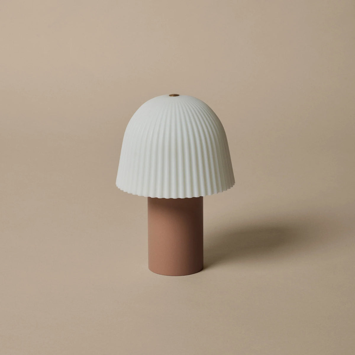 Frill Portable Lamp | Rose/White by FERM LIVING (frill-portable-lamp-rose-white)