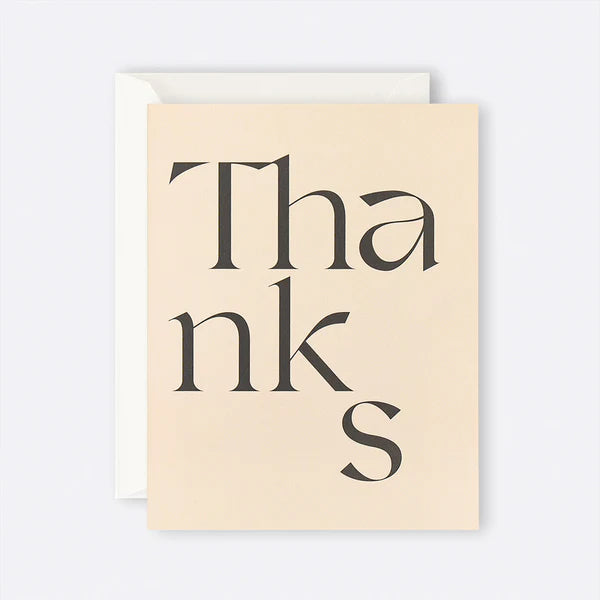 Card | Modern Thanks by FATHER RABBIT (card-modern-thanks)