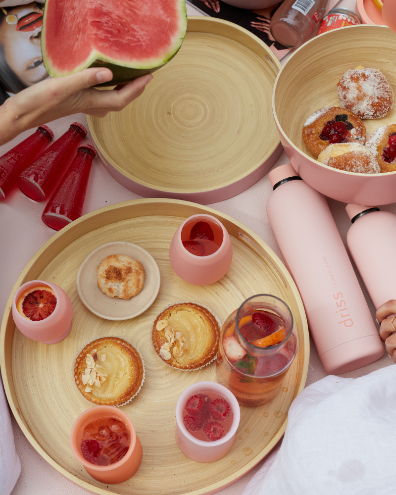 DRISS Insulated Stainless Steel Bottle | Peach+Petal by PORTER GREEN (driss-insulated-stainless-steel-bottle-peach-petal)