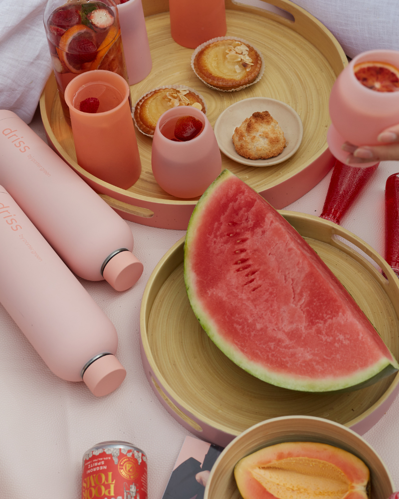 DRISS Insulated Stainless Steel Bottle | Peach+Petal by PORTER GREEN (driss-insulated-stainless-steel-bottle-peach-petal)