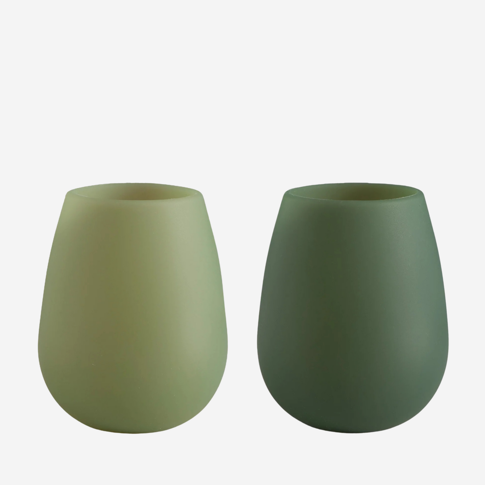 FEGG Silicone Tumblers | Sage+Olive by PORTER GREEN (fegg-unbreakable-silicone-tumblers-sage-olive)