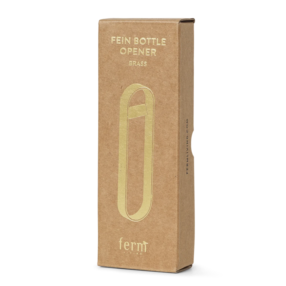 Fein Bottle Opener | Brass by FERM LIVING (fein-bottle-opener-brass)