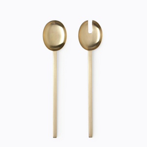 Ferm Living Fein Salad Servers | Brass
