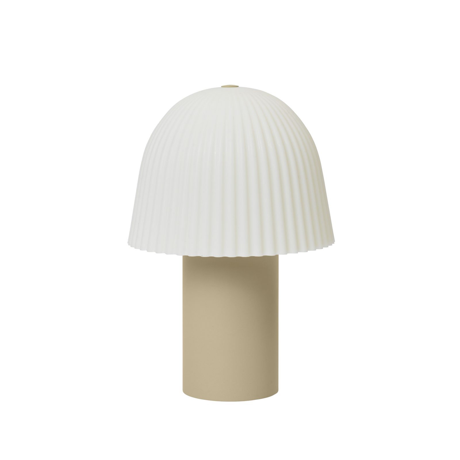 Frill Portable Lamp | Cashmere/White by FERM LIVING (frill-portable-lamp-cashmere-white)