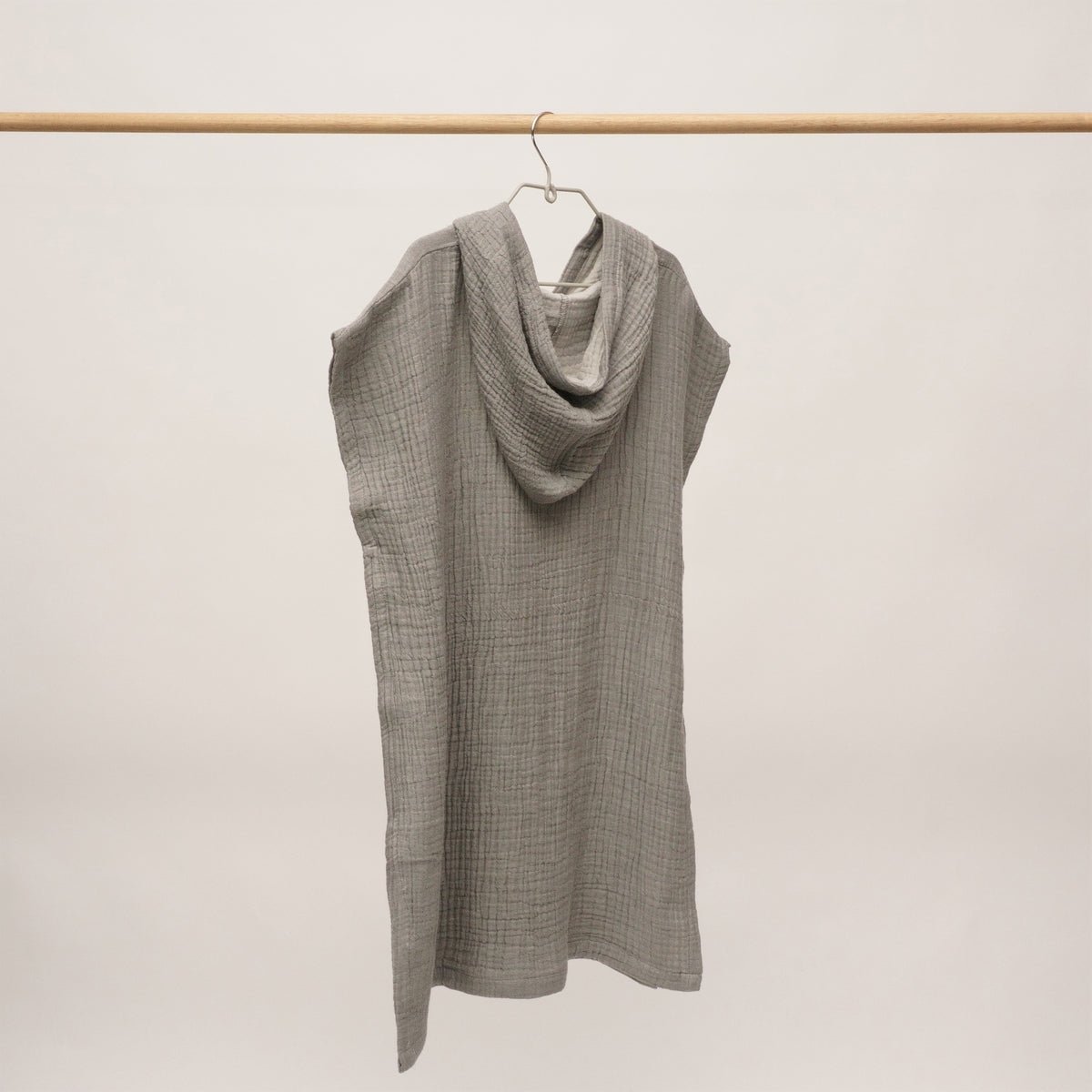 Flow Kids Poncho S/M | Charcoal Grey by ANZA TEXTILE COMPANY (anza-flow-kids-poncho-charcoal-grey-m-l)