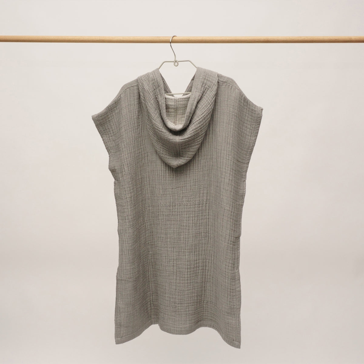 Flow Kids Poncho S/M | Charcoal Grey by ANZA TEXTILE COMPANY (anza-flow-kids-poncho-charcoal-grey-m-l)