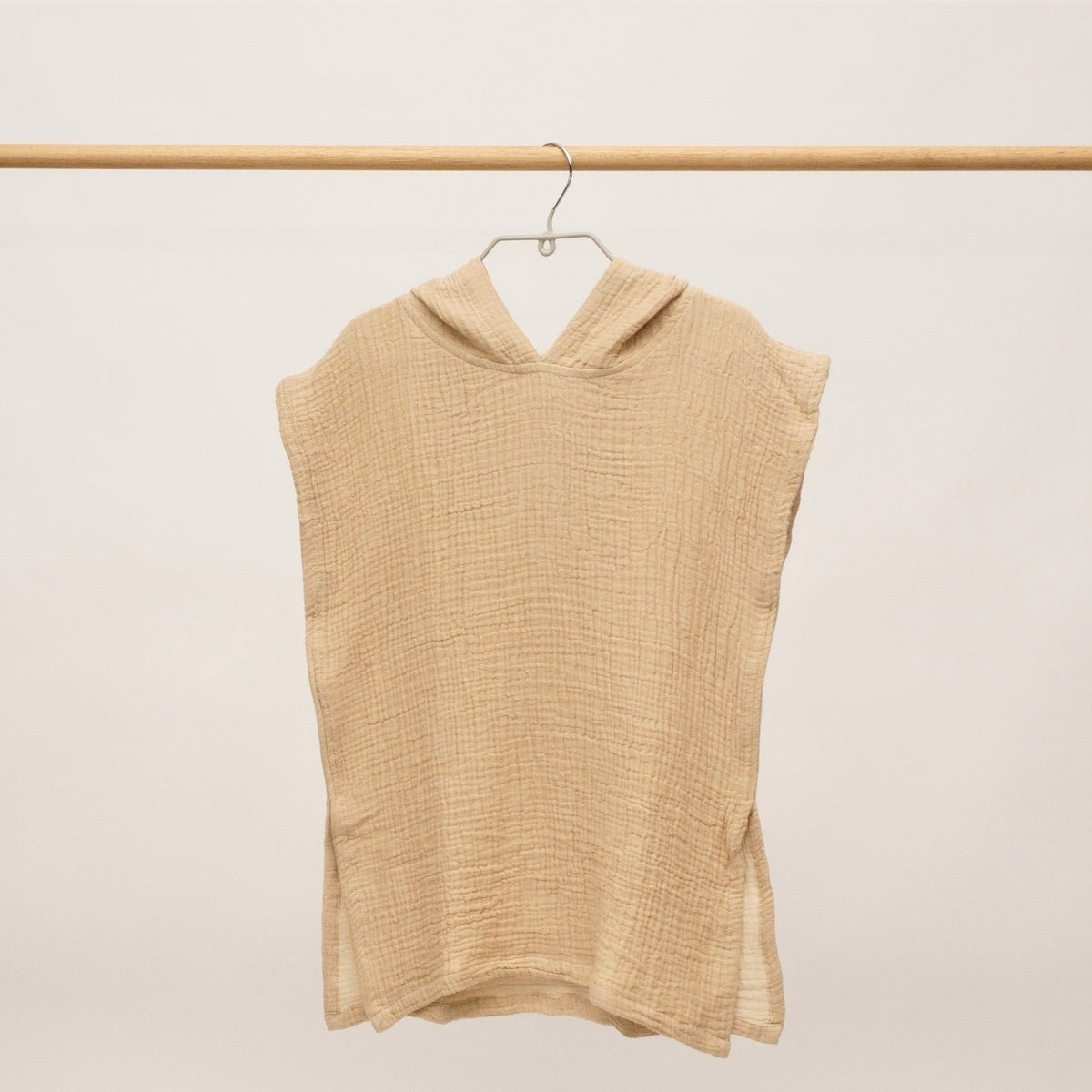 Flow Kids Poncho XS/S | Mustard by ANZA TEXTILE COMPANY (anza-flow-kids-poncho-mustard-s-m)