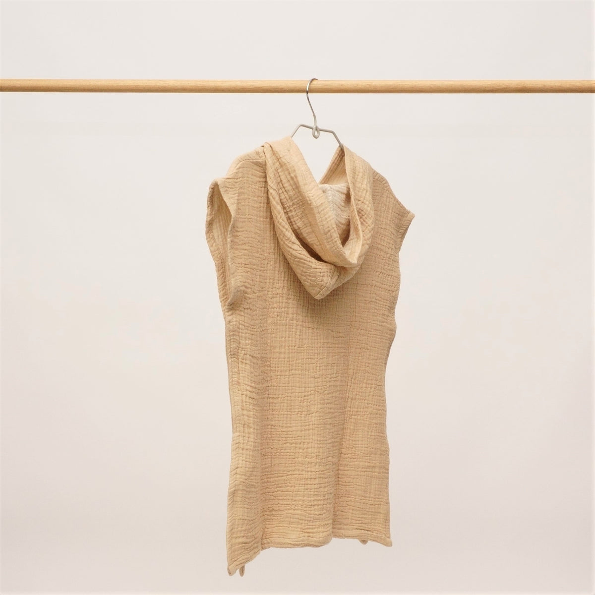 Flow Kids Poncho XS/S | Mustard by ANZA TEXTILE COMPANY (anza-flow-kids-poncho-mustard-s-m)
